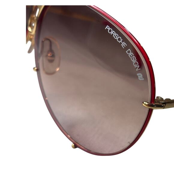 Vintage Porsche Design by Carrera Sunglasses 5623 Austria Gold/Red - Picture 2 of 16